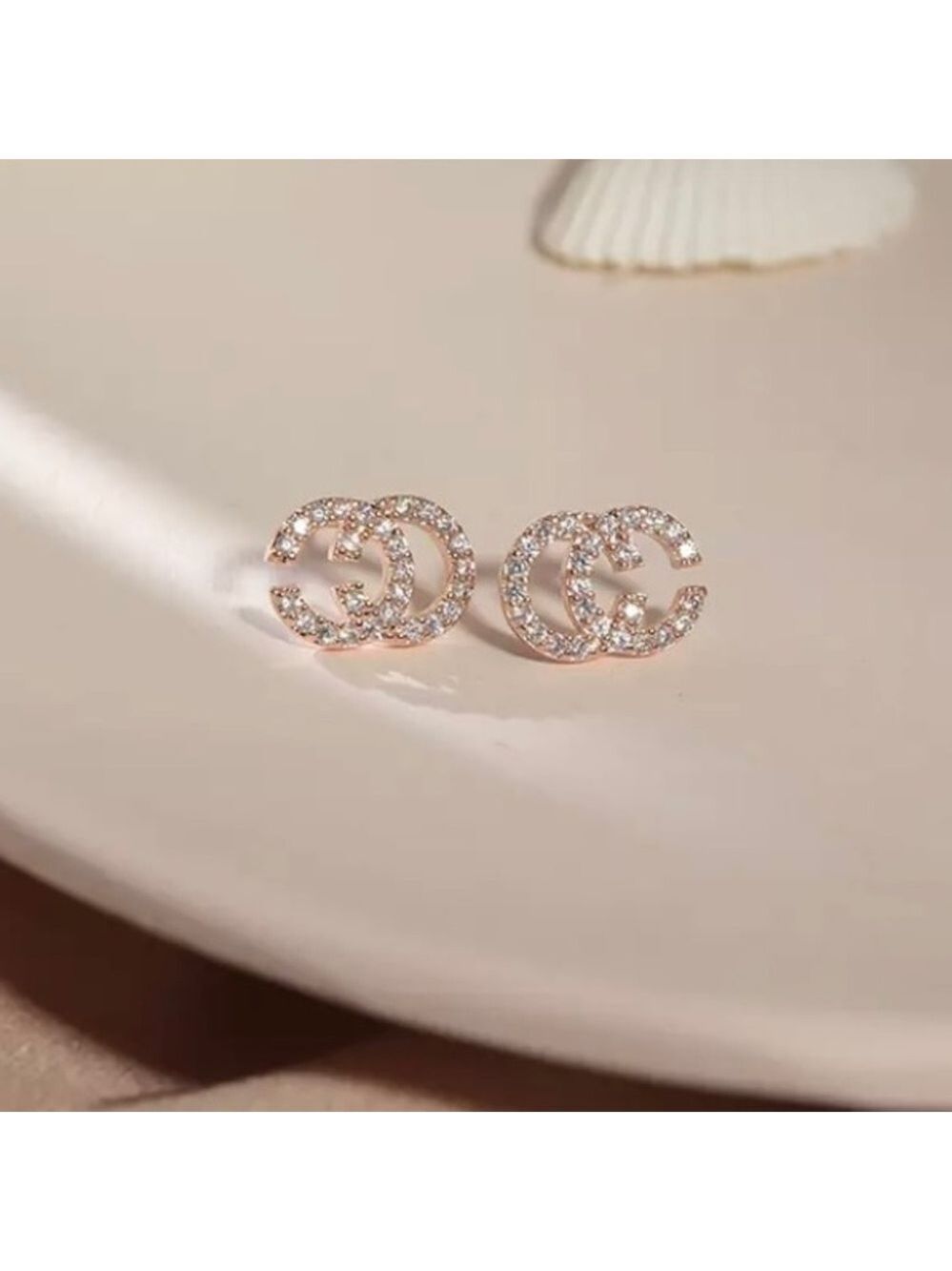 CC zircon crystal earrings - Picture 8 of 11